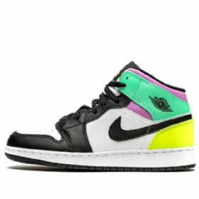 Pánské Basketbalové Boty Nike Air Jordan 1 Mid Tops Gs Vícebarevné
