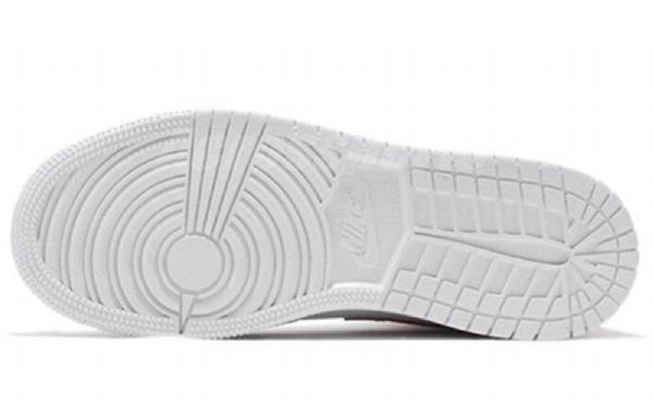 Pánské Basketbalové Boty Nike Air Jordan 1 Mid Tops Gs Z Bílého Růžového Zlata