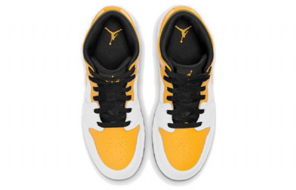 Pánské Basketbalové Boty Nike Air Jordan 1 Mid Tops Gs Zlaté