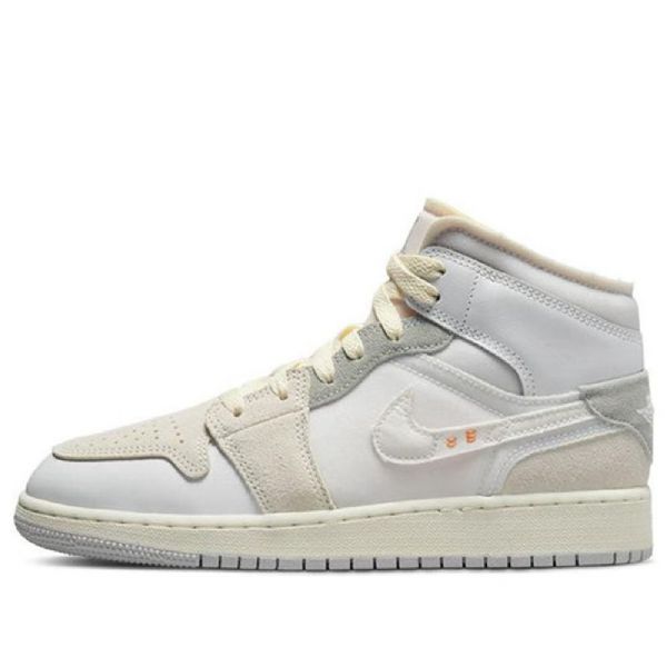 Pánské Basketbalové Boty Nike Air Jordan 1 Mid Tops Se Craft Gs Khaki