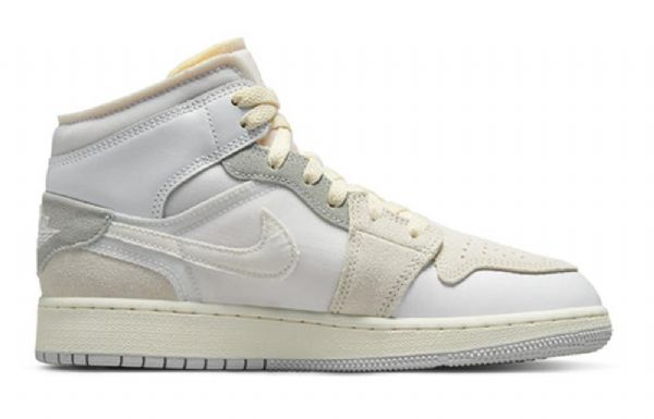 Pánské Basketbalové Boty Nike Air Jordan 1 Mid Tops Se Craft Gs Khaki
