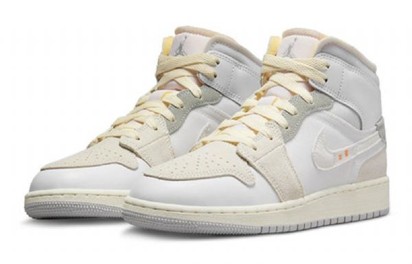Pánské Basketbalové Boty Nike Air Jordan 1 Mid Tops Se Craft Gs Khaki