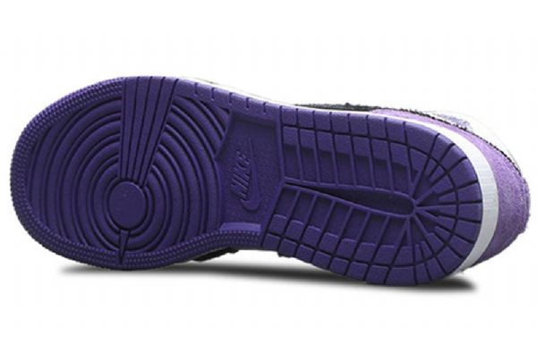 Pánské Basketbalové Boty Nike Air Jordan 1 Mid Tops Se Gs Fialové