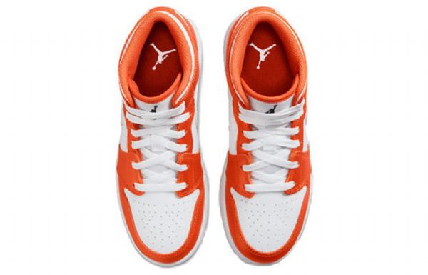 Pánské Basketbalové Boty Nike Air Jordan 1 Mid Tops Se Gs Oranžová