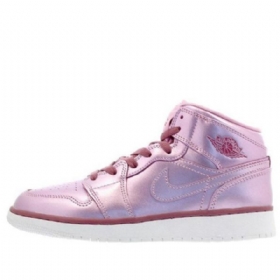 Pánské Basketbalové Boty Nike Air Jordan 1 Mid Tops Se Gs Růžový
