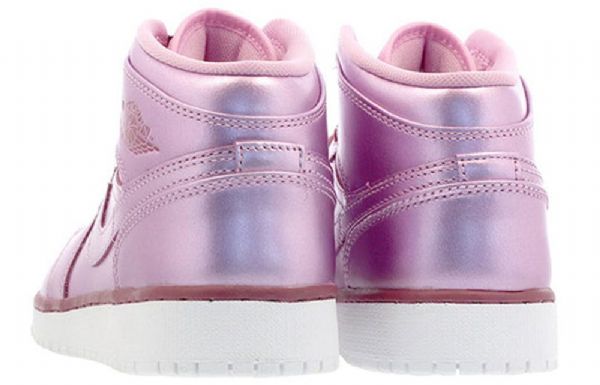Pánské Basketbalové Boty Nike Air Jordan 1 Mid Tops Se Gs Růžový