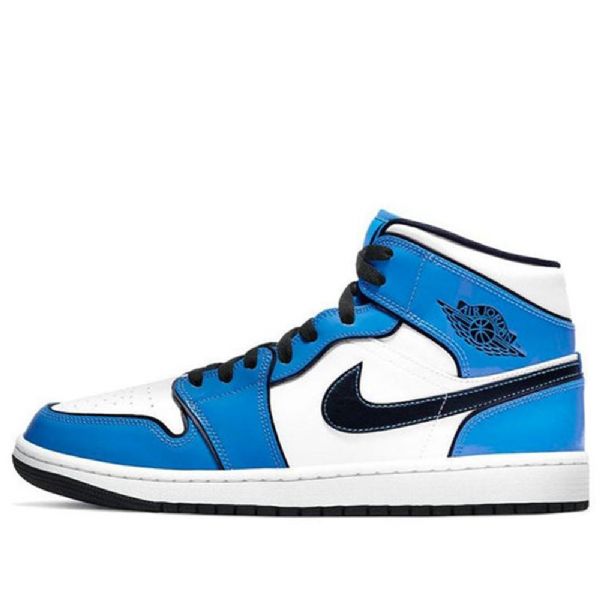 Pánské Basketbalové Boty Nike Air Jordan 1 Mid Tops Se Retro Modré