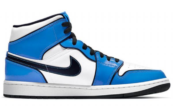 Pánské Basketbalové Boty Nike Air Jordan 1 Mid Tops Se Retro Modré
