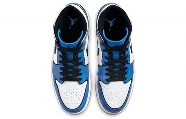 Pánské Basketbalové Boty Nike Air Jordan 1 Mid Tops Se Retro Modré