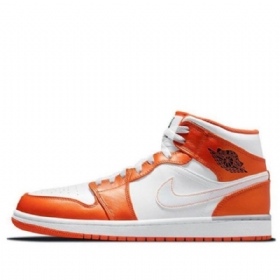 Pánské Basketbalové Boty Nike Air Jordan 1 Mid Tops Se Retro Oranžová