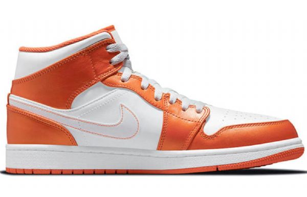 Pánské Basketbalové Boty Nike Air Jordan 1 Mid Tops Se Retro Oranžová