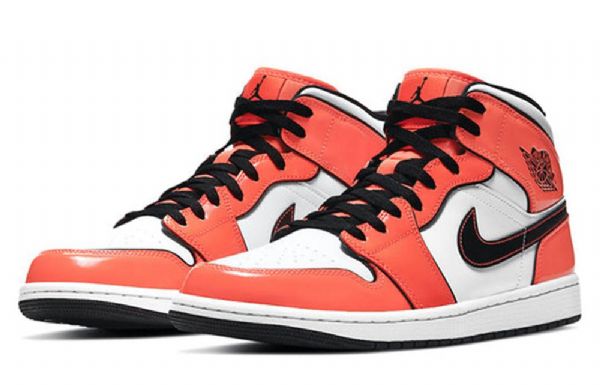 Pánské Basketbalové Boty Nike Air Jordan 1 Mid Tops Se Retro Oranžová