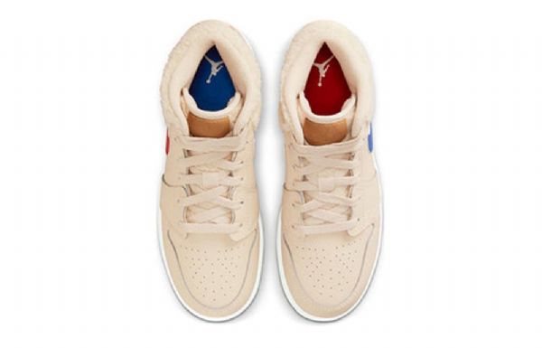Pánské Basketbalové Boty Nike Air Jordan 1 Mid Tops Utility Gs Khaki