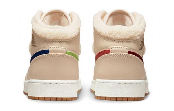 Pánské Basketbalové Boty Nike Air Jordan 1 Mid Tops Utility Gs Khaki