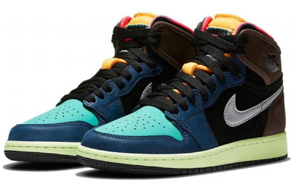 Pánské Basketbalové Boty Nike Air Jordan 1 Retro High Tops Gs Vícebarevné