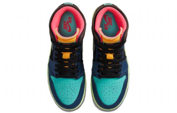 Pánské Basketbalové Boty Nike Air Jordan 1 Retro High Tops Gs Vícebarevné