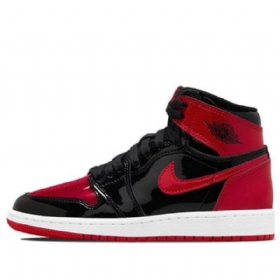 Pánské Basketbalové Boty Nike Air Jordan 1 Retro High Tops Og Gs Bílá Červená