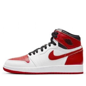 Pánské Basketbalové Boty Nike Air Jordan 1 Retro High Tops Og Gs Bílé