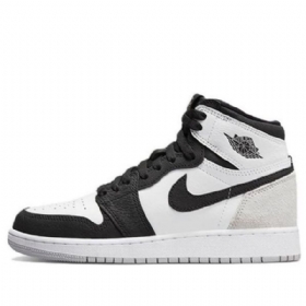 Pánské Basketbalové Boty Nike Air Jordan 1 Retro High Tops Og Gs Černá Šedá