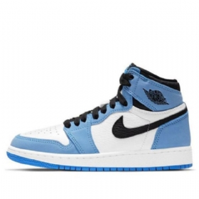 Pánské Basketbalové Boty Nike Air Jordan 1 Retro High Tops Og Gs Modré