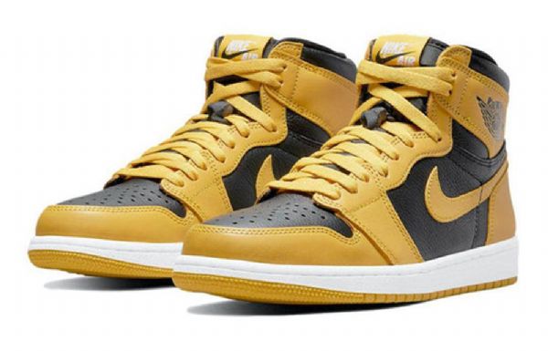 Pánské Basketbalové Boty Nike Air Jordan 1 Retro High Tops Og Gs Žlutá Bílá