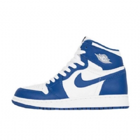 Pánské Boty Nike Air Jordan 1 Bg Storm Modré