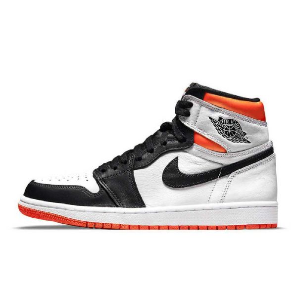 Pánské Boty Nike Air Jordan 1 Electro Oranžová Černá Stříbrná