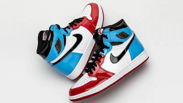 Pánské Boty Nike Air Jordan 1 Fearless Červený Modrý Bílý