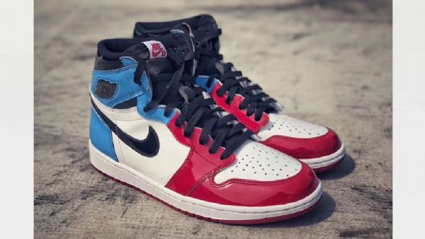 Pánské Boty Nike Air Jordan 1 Fearless Červený Modrý Bílý