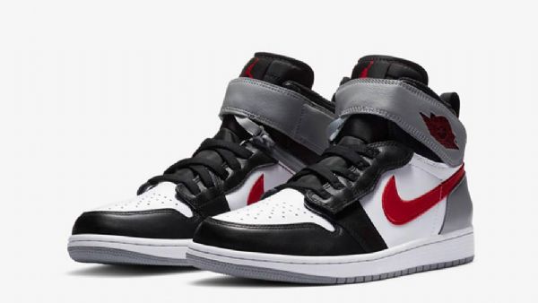 Pánské Boty Nike Air Jordan 1 Flyease Particle Černá Šedá Červený