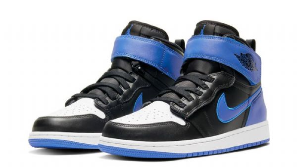 Pánské Boty Nike Air Jordan 1 Hi Flyease Hyper Royal Černá Modrý