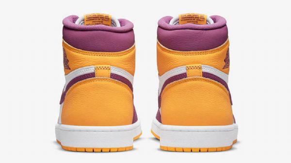 Pánské Boty Nike Air Jordan 1 High Tops Brotherhood Nachový Žlutá Bílý