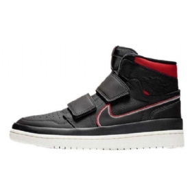 Pánské Boty Nike Air Jordan 1 High Tops Double Reima Černá Červený