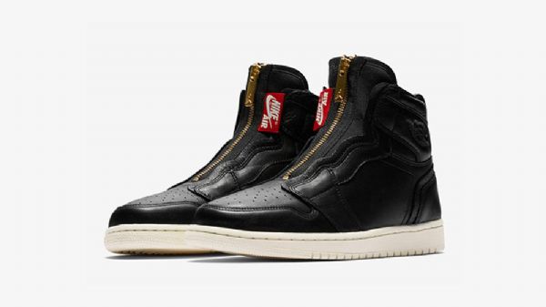 Pánské Boty Nike Air Jordan 1 High Tops Na Zip Pro Muže Černé