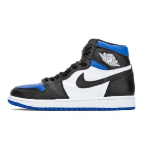 Pánské Boty Nike Air Jordan 1 High Tops Og Game Royal Bílý Černá Modrý