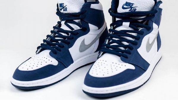 Pánské Boty Nike Air Jordan 1 High Tops Og Japan Tmavě Modrá Modrý