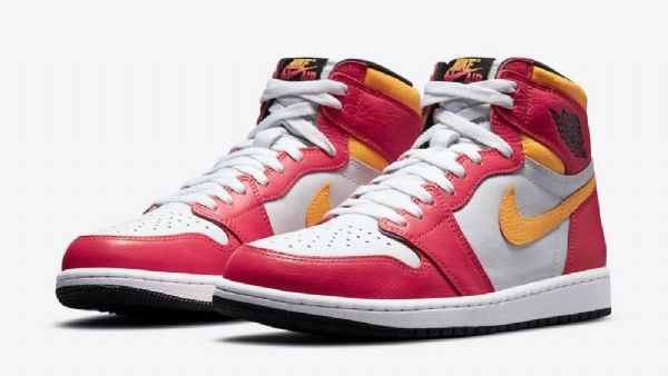 Pánské Boty Nike Air Jordan 1 High Tops Og Jasně Červené
