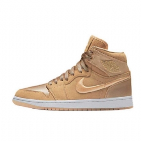 Pánské Boty Nike Air Jordan 1 High Tops Pastel Pack Peach Pro Muže Hnědé