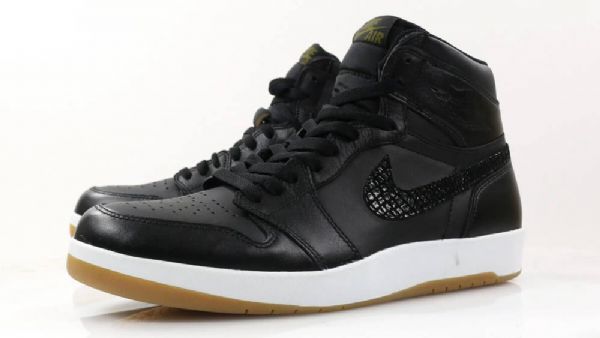 Pánské Boty Nike Air Jordan 1 High Tops The Return Snake Černá