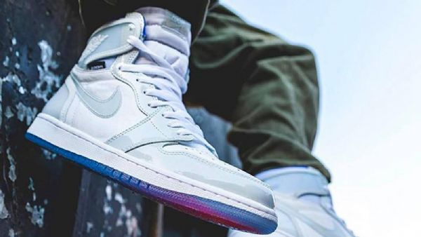Pánské Boty Nike Air Jordan 1 High Tops Zoom Racer Pro Muže Modré