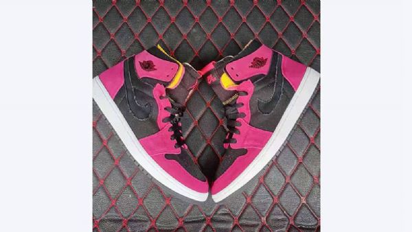 Pánské Boty Nike Air Jordan 1 High Tops Zoom Růžový Černá