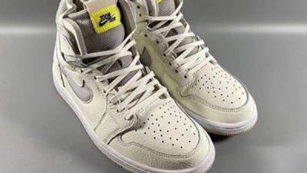 Pánské Boty Nike Air Jordan 1 High Tops Zoom Šedožluté
