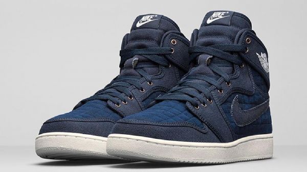 Pánské Boty Nike Air Jordan 1 Ko High Tops Og Obsidian Tmavě Modrá Modrý