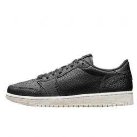 Pánské Boty Nike Air Jordan 1 Low Tops Bez Vlnovky Černé