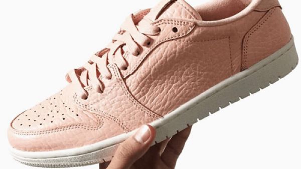 Pánské Boty Nike Air Jordan 1 Low Tops Bez Vlnovky Růžové