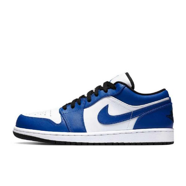 Pánské Boty Nike Air Jordan 1 Low Tops Game Royal Modrý Bílý