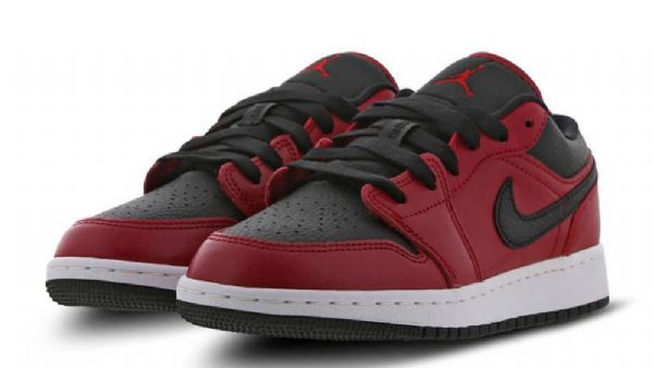 Pánské Boty Nike Air Jordan 1 Low Tops Gs Červený Černá