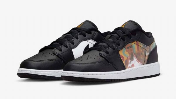 Pánské Boty Nike Air Jordan 1 Low Tops Gs Hologram Černá