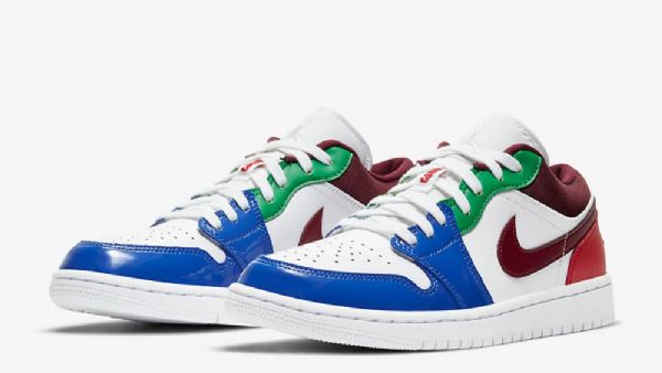 Pánské Boty Nike Air Jordan 1 Low Tops Patent-color Vícebarevné