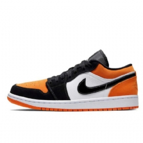 Pánské Boty Nike Air Jordan 1 Low Tops Shatteredboard Oranžově Černá